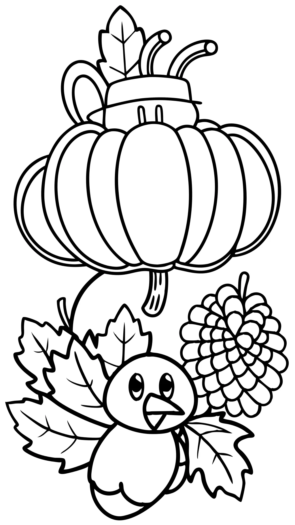 coloriages imprimables pour Thanksgiving